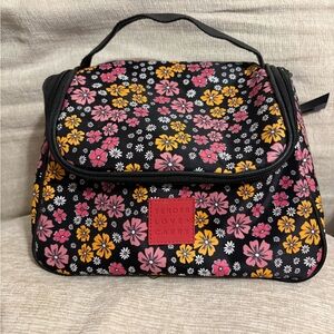 Tender Love & Carry Floral Cosmetic Bag - Black, Pink, Yellow